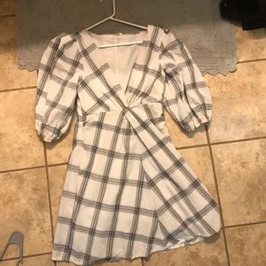 NWOT checkered free people dress